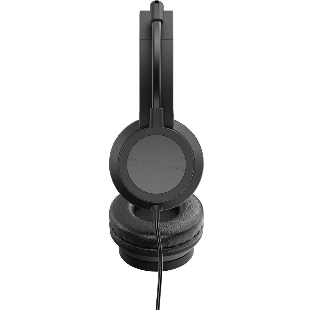 CODi Voice-Isolating USB-A Wired Headset with Boom Microphone and PU Leather Earpads