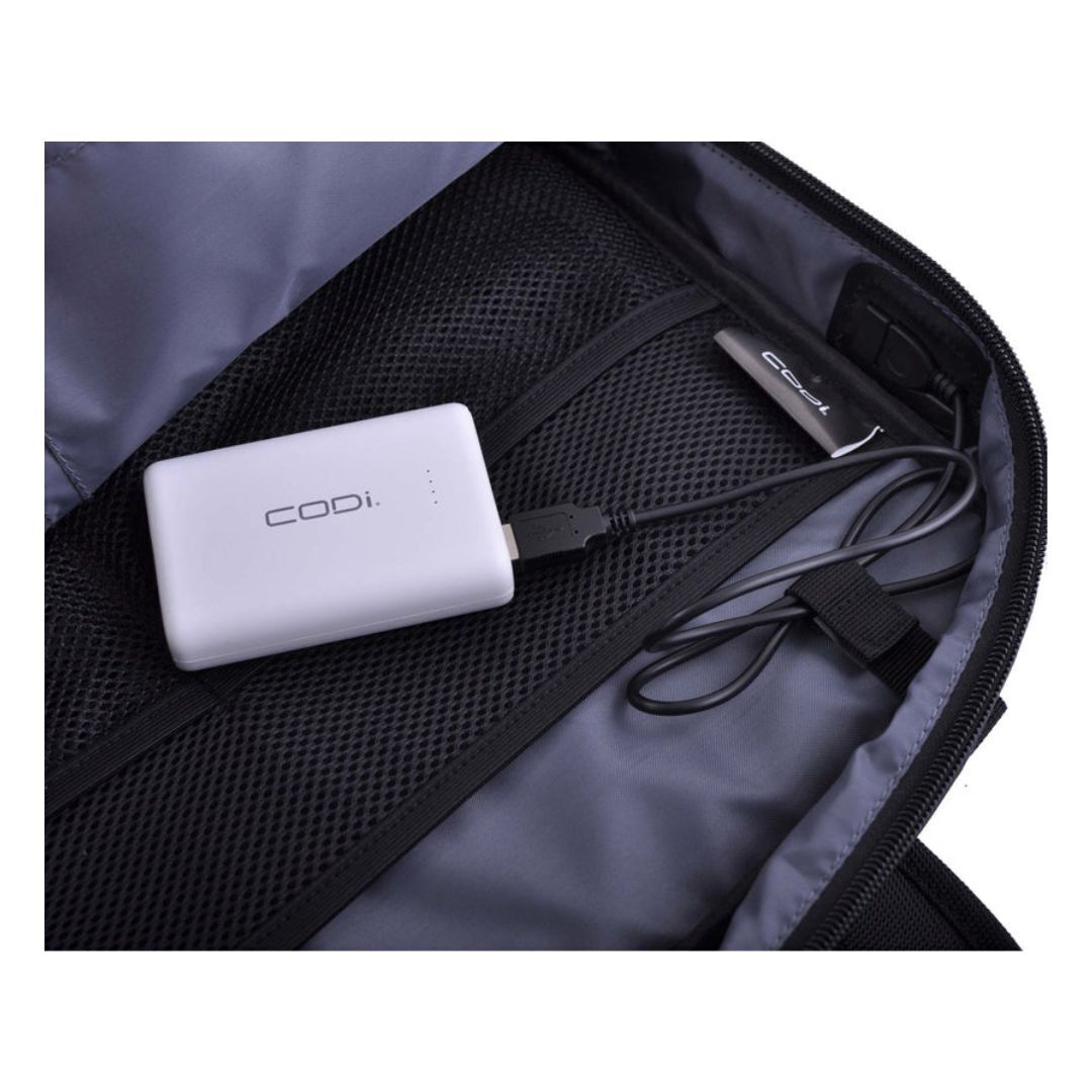 CODi 10000mAh 37Wh Quick Charge Power Bank with Up To 70 Hours of Battery and Fast Charging