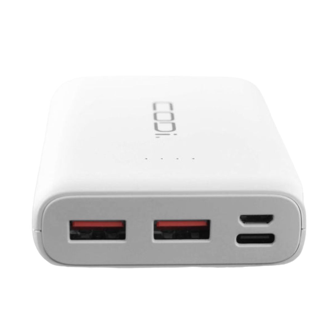 CODi 10000mAh 37Wh Quick Charge Power Bank with Up To 70 Hours of Battery and Fast Charging