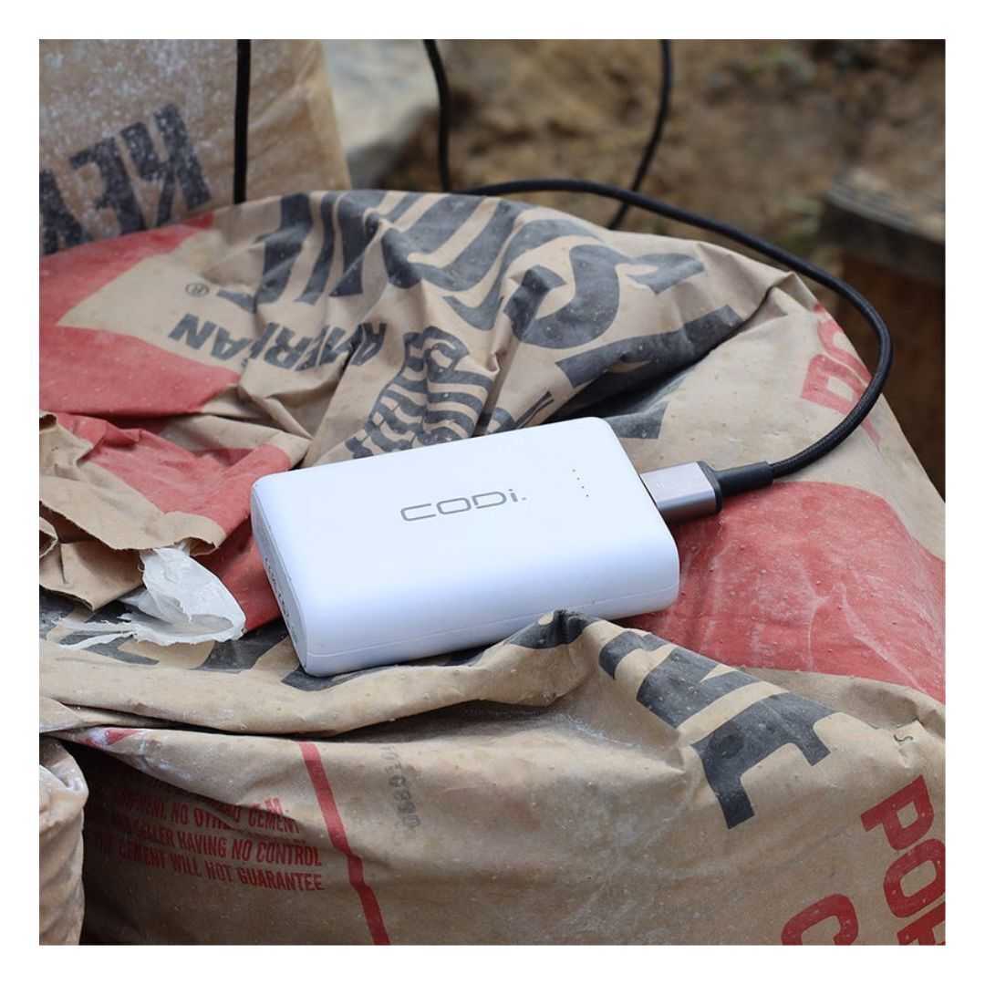 CODi 10000mAh 37Wh Quick Charge Power Bank with Up To 70 Hours of Battery and Fast Charging