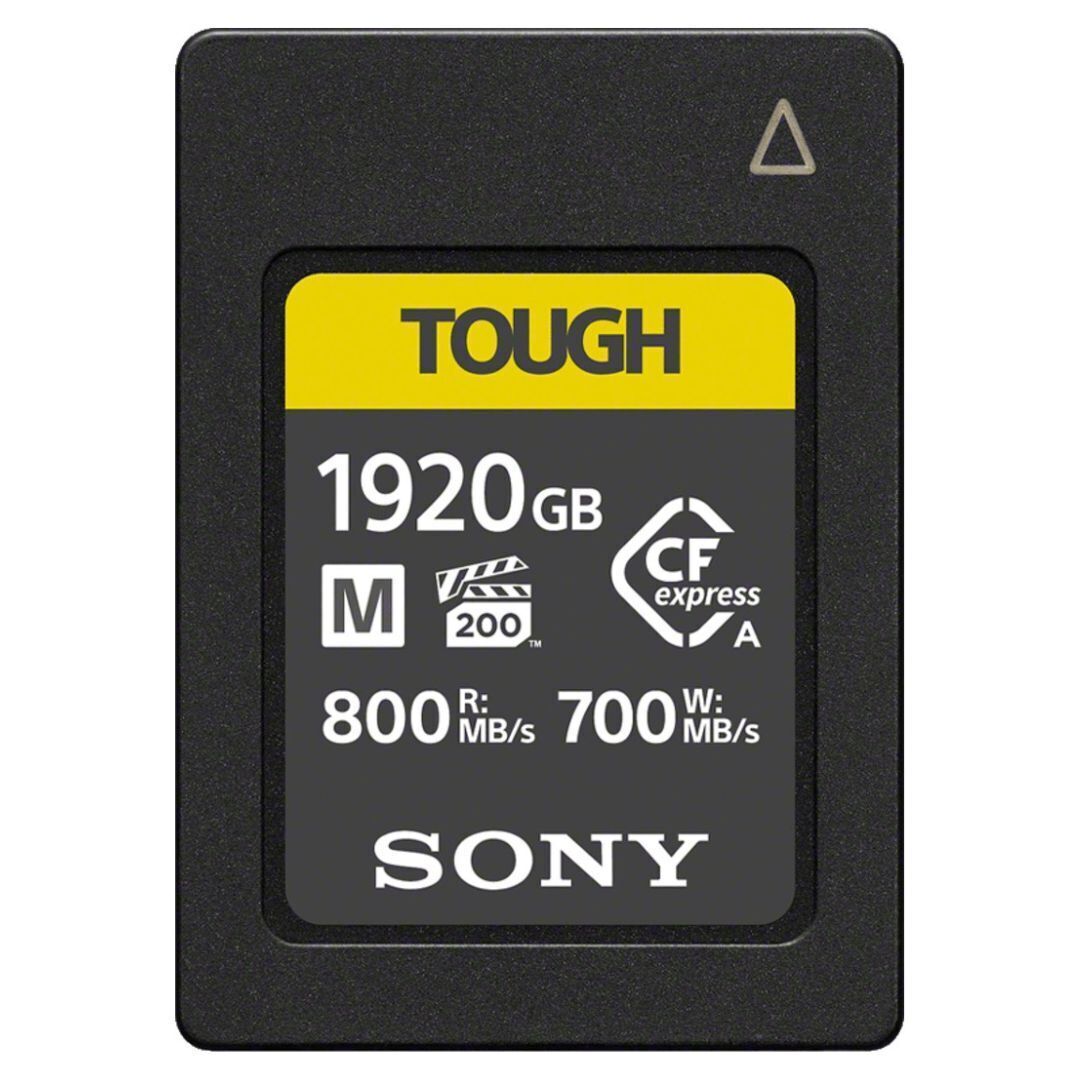 Sony M Series 1920GB CFexpress Type A TOUGH Memory Card with 800MB Per Second Read Speed