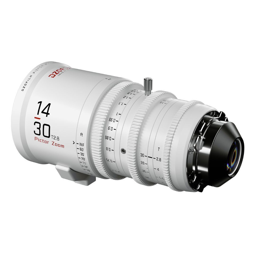DZOFilm Pictor Zoom 14-30mm T2.8 Super 35 Parfocal Lens (PL and EF Mounts, White)
