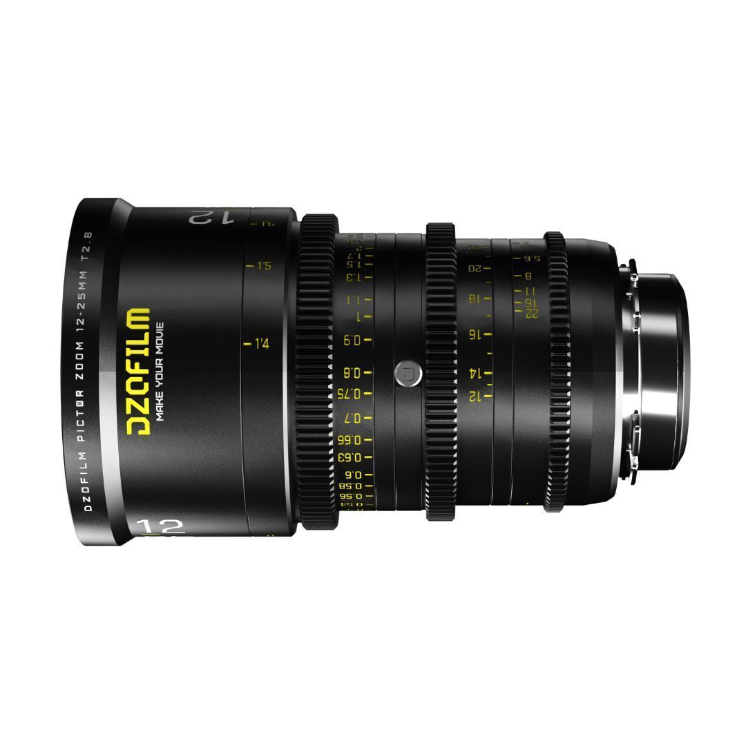 DZOFilm Pictor Zoom 12-25mm T2.8 Super 35 Parfocal Lens (PL and EF Mounts, Black)
