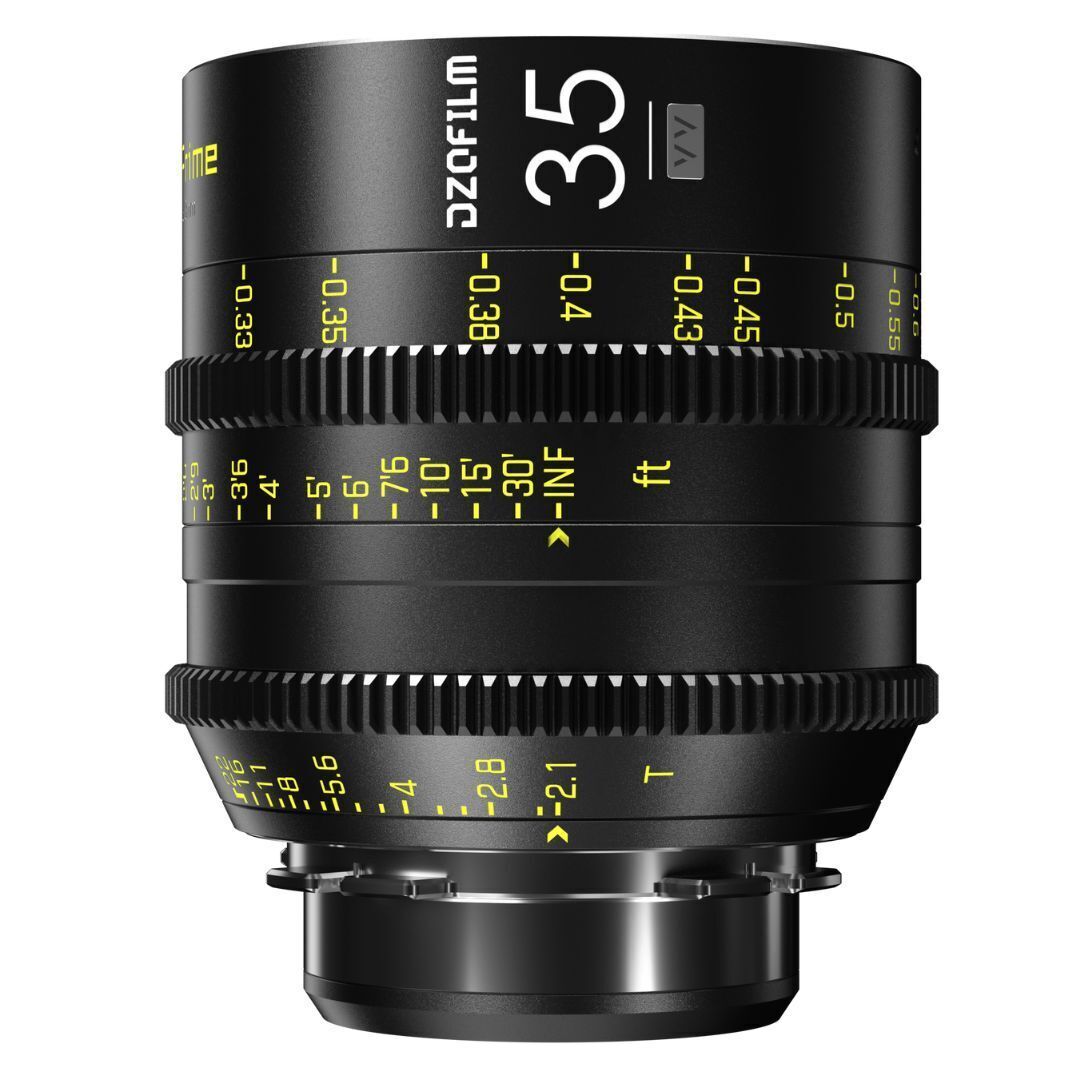 DZOFilm Vespid 25mm, 35mm, 50mm, 75mm, 100mm, and 125mm 6-Lens Kit A for PL and EF Mounts (Black)