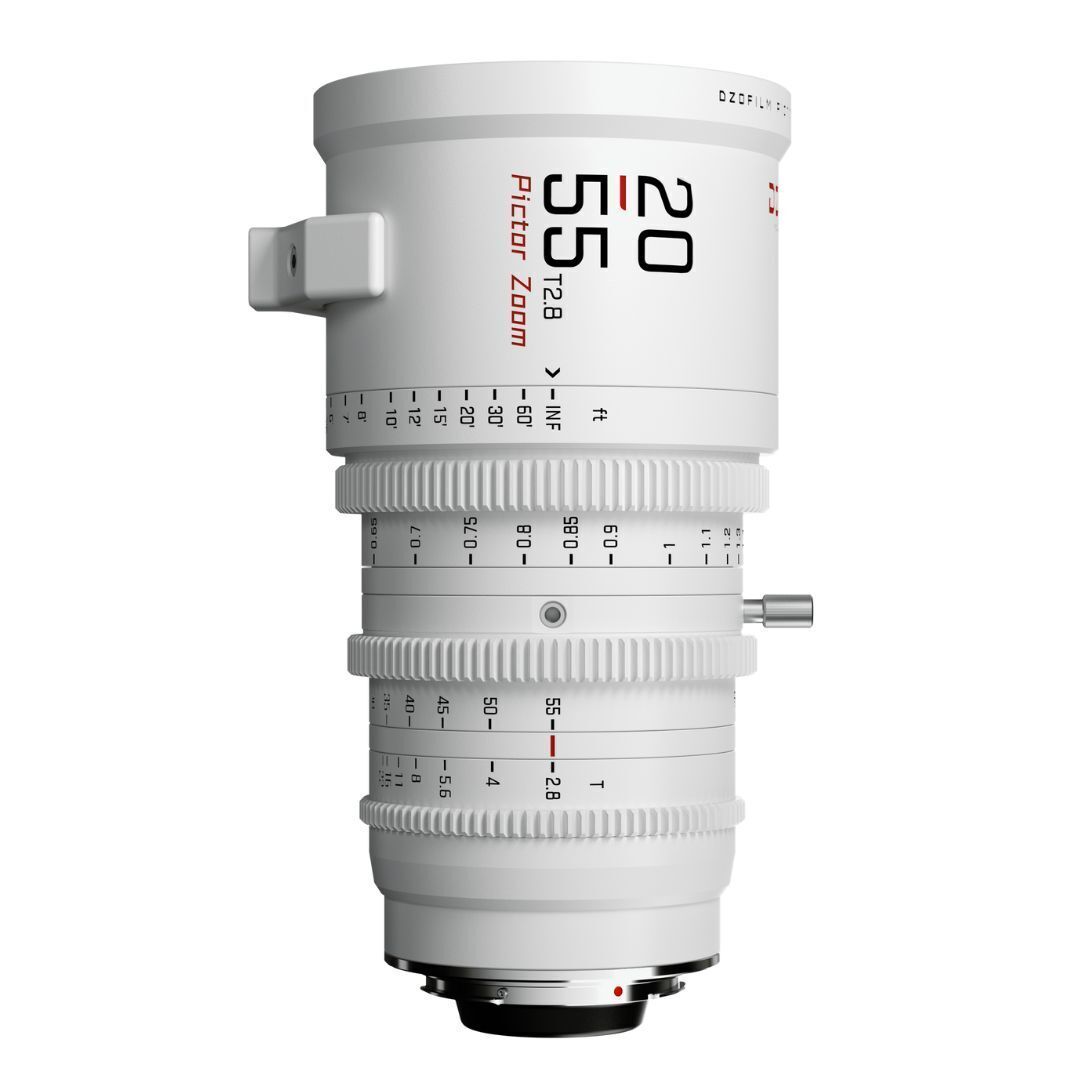 DZOFilm Pictor Zoom 20-55mm and 50-125mm T2.8 Super 35 Lens Bundle (PL and EF Mount, White)