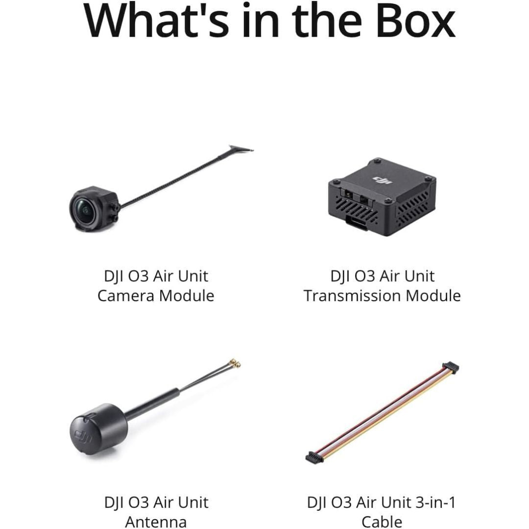 DJI O3 Air Unit for Drones with 30ms 10km Digital Video Transmission and Frequency Auto-Switching