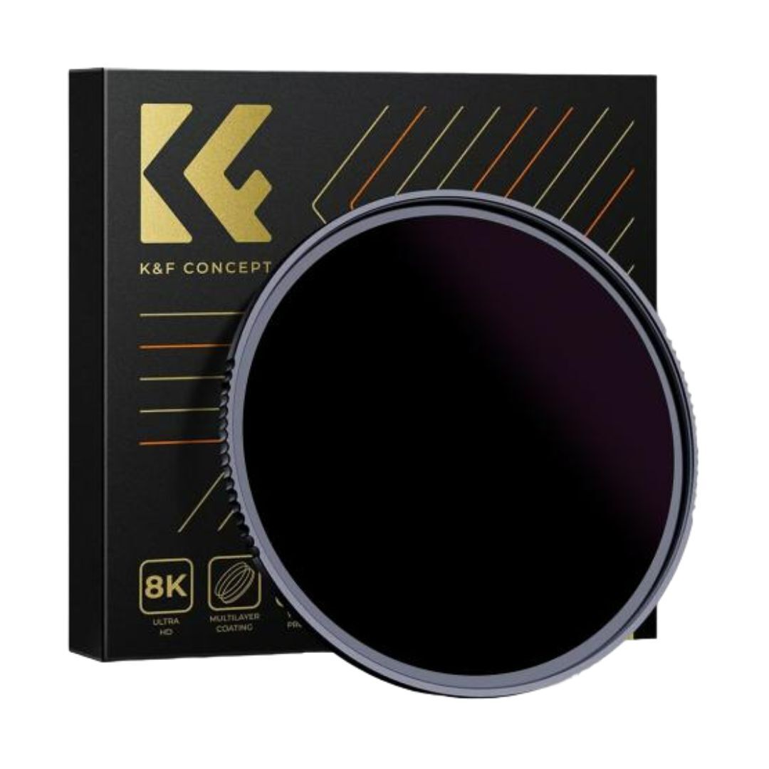 K&F Concept 62mm Solar Filter ND100000, 16.6-Stop Solid Neutral Density Filter for Nano-X Series