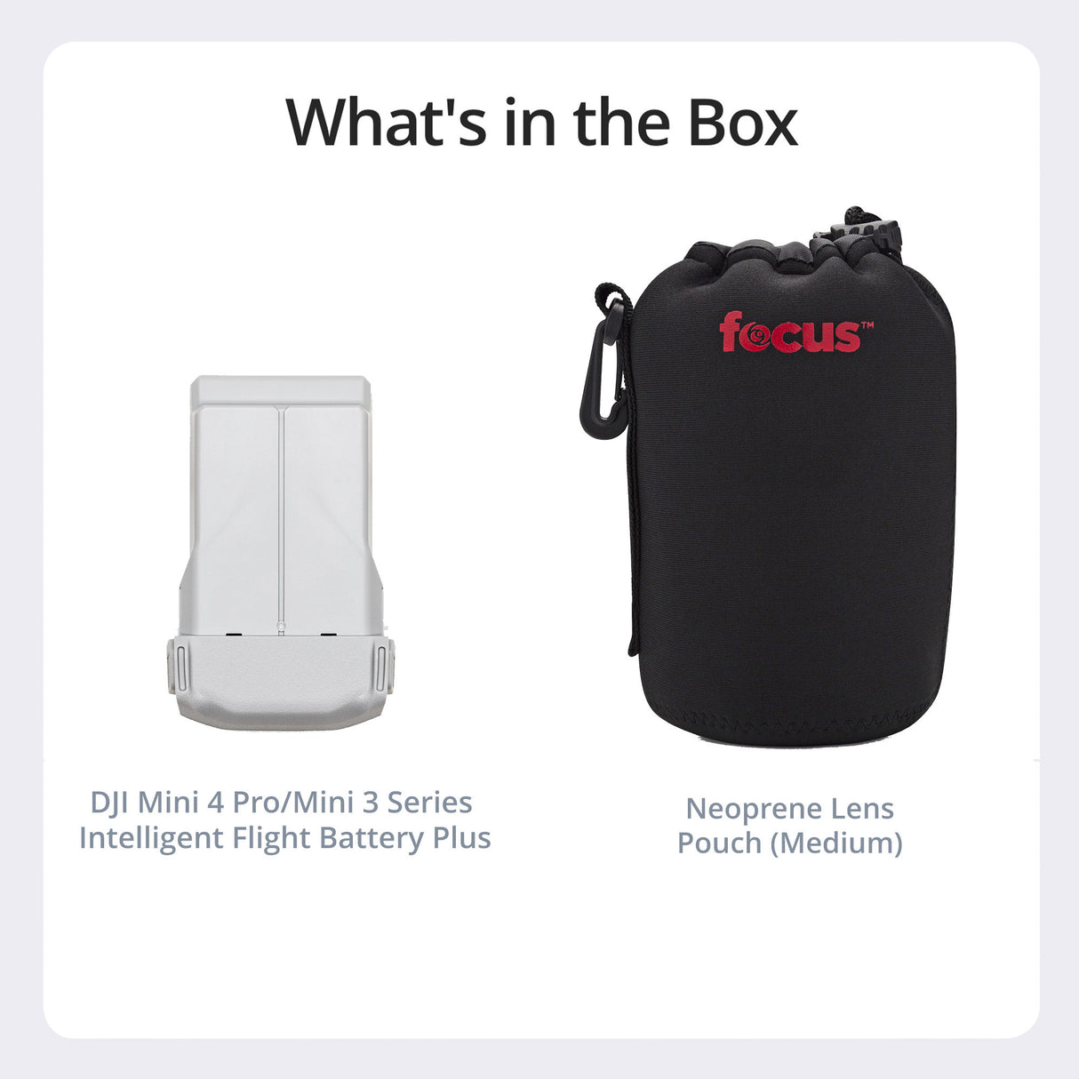 DJI Mini 4 Pro/Mini 3 Series Intelligent Flight Battery Plus with Neoprene Travel and Storage Pouch