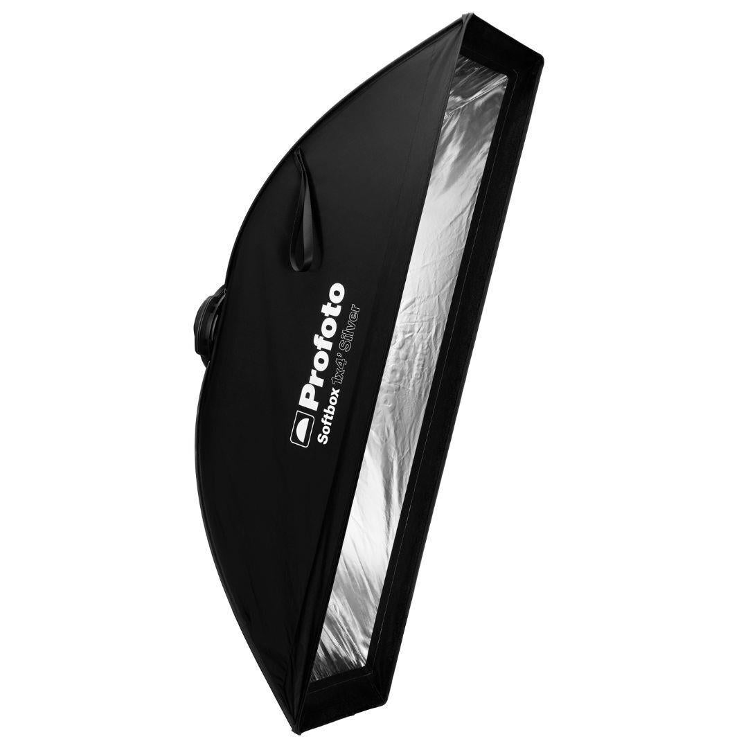 Profoto 1 x 4-Feet Softbox Strip with All-In-One Mount for Edge or Rim Lighting (Silver)