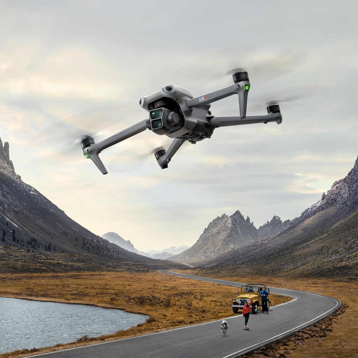 DJI Air 3 Drone Fly More Combo with RC 2 Complete Kit with Landing Pad, Tablet Pad and Accessories