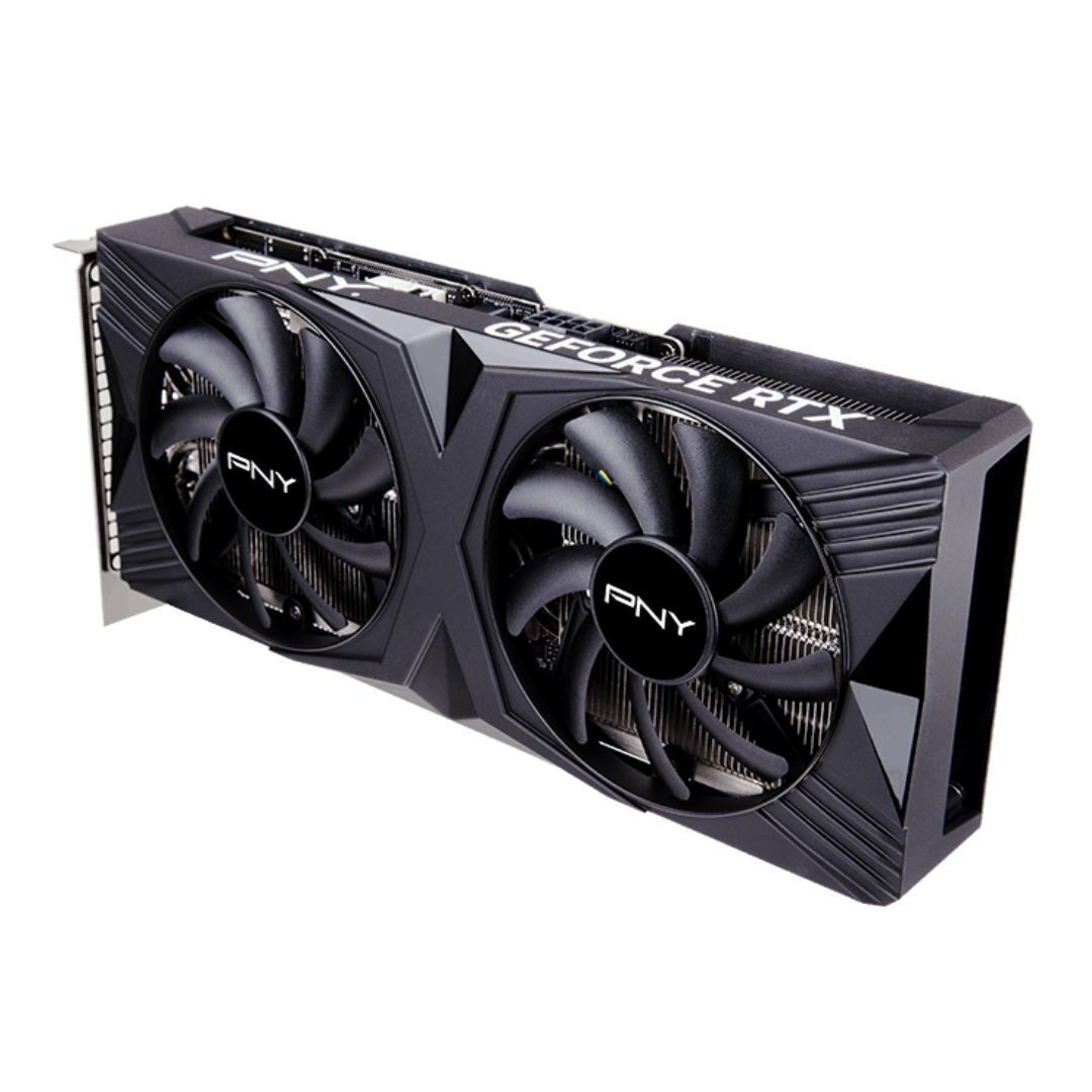 PNY NVIDIA GeForce RTX 40 Series 12GB GDDR6X Graphics Card with Dual Fan and DLSS 3 (Black)