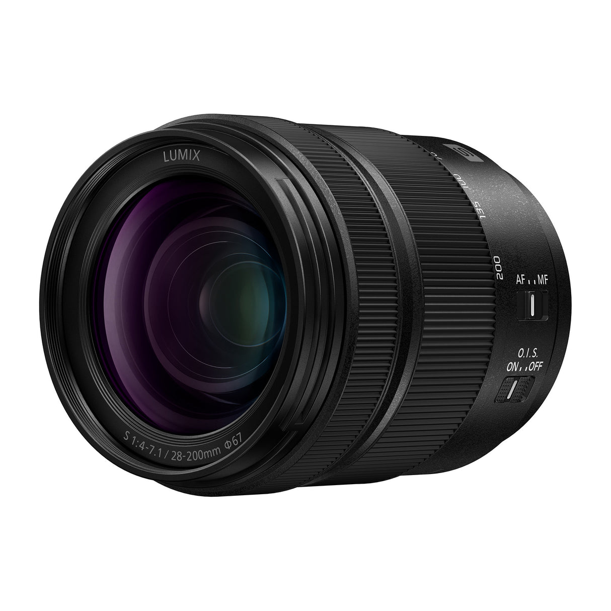 Panasonic LUMIX S 28-200mm F4-7.1 MACRO O.I.S. Full Frame Camera Lens with Flexible Framing