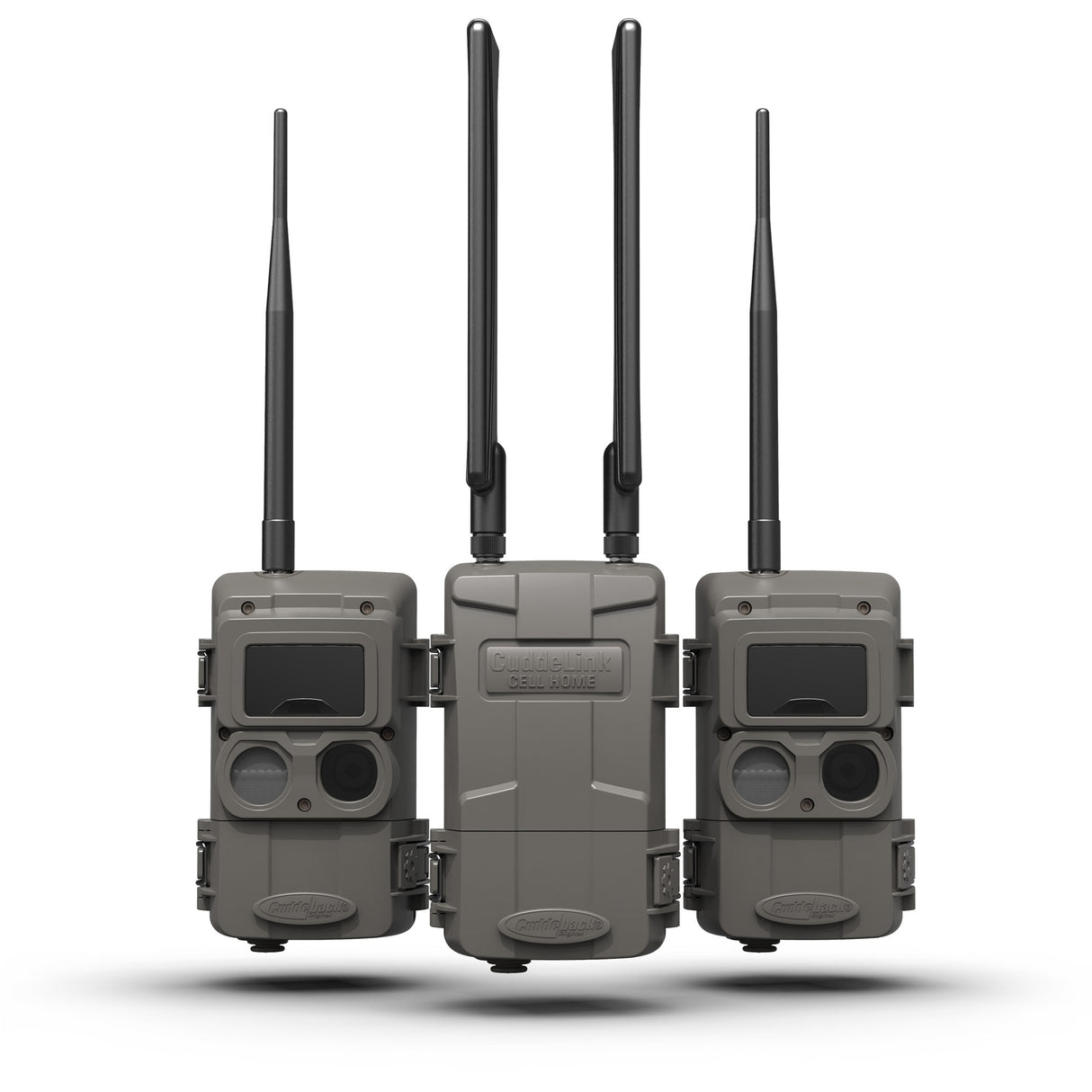 CuddeLink 2+1 Starter Kit with Black Flash Remote Cameras