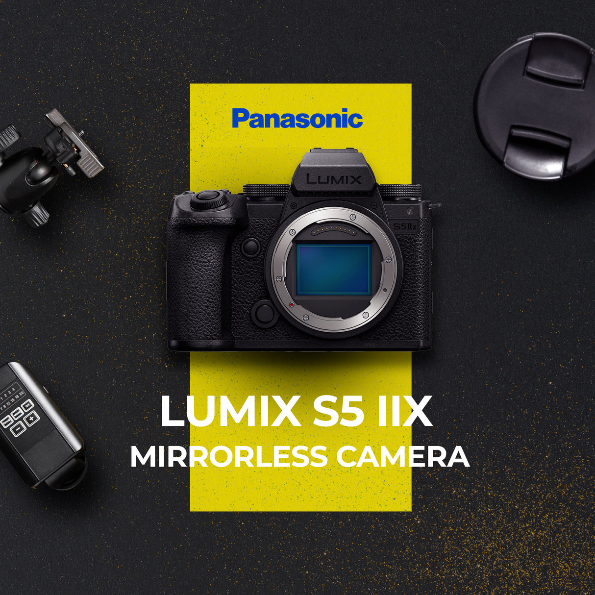 Panasonic Lumix S5 IIX 24.2MP Mirrorless Camera with 20-60mm and 85mm Mirrorless Lens Bundle