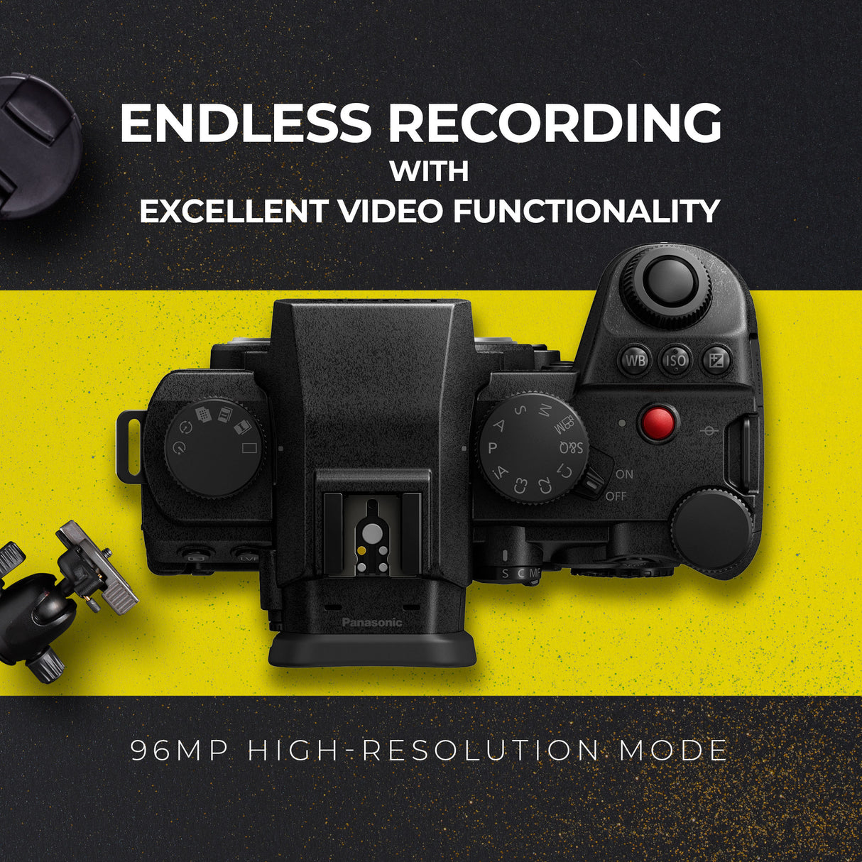 Panasonic Lumix S5 IIX 24.2MP Mirrorless Camera with 20-60mm and 85mm Mirrorless Lens Bundle