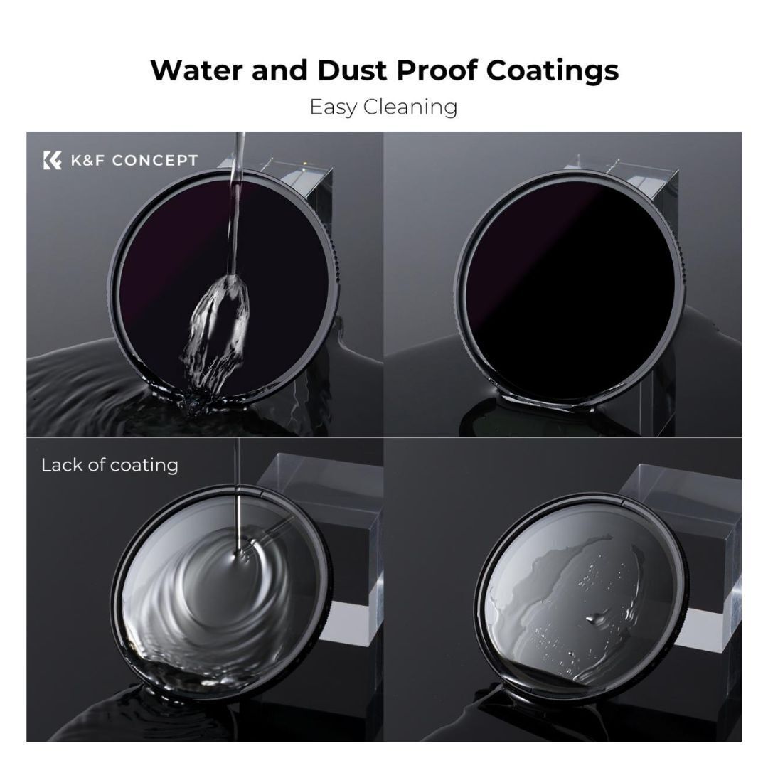 KF Concept Nano-X Series ND100000 77mm Solar Filter for DSLR with Ultra Slim Frame