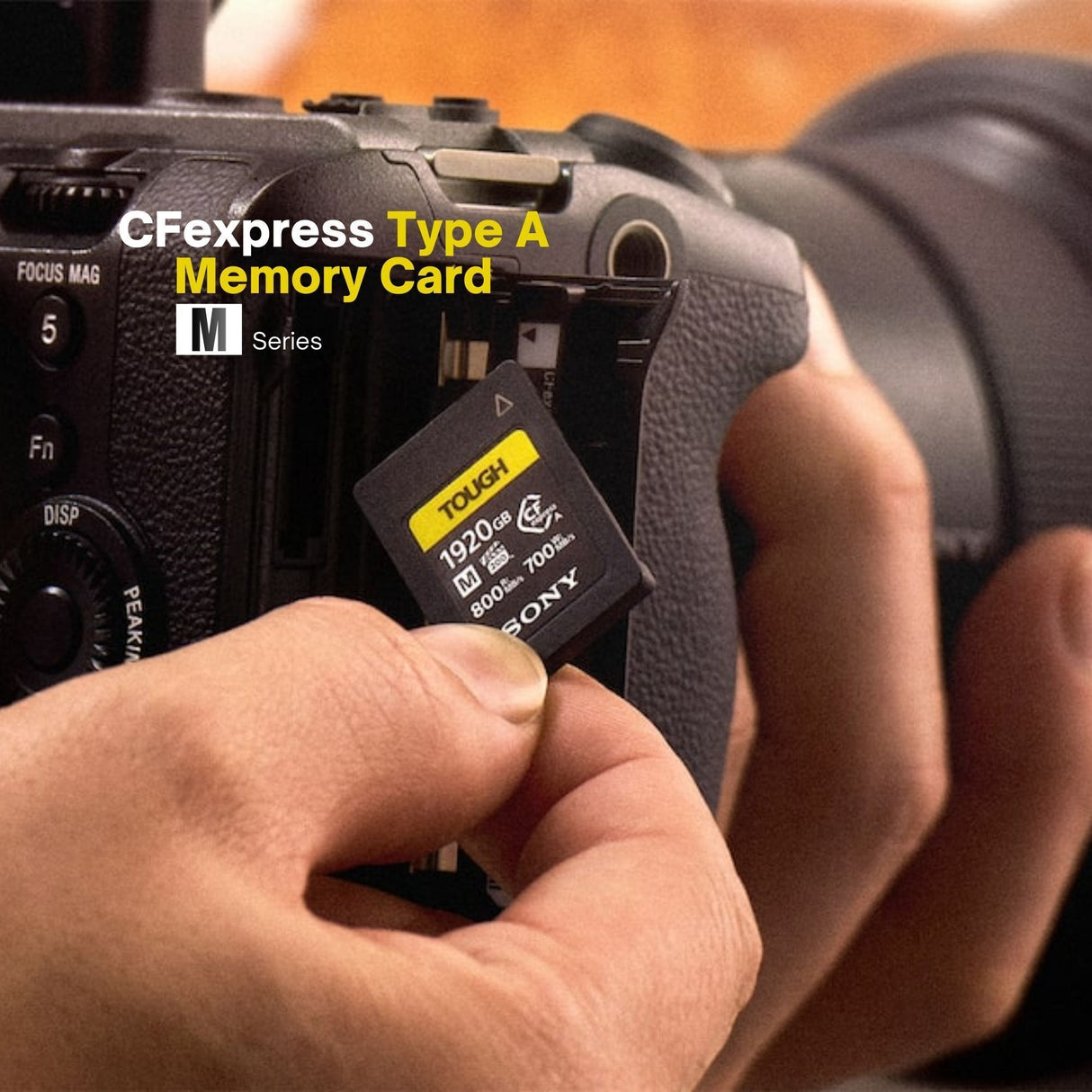 Sony M Series 1920GB CFexpress Type A TOUGH Memory Card with Sony MRWG2 Memory Card Reader