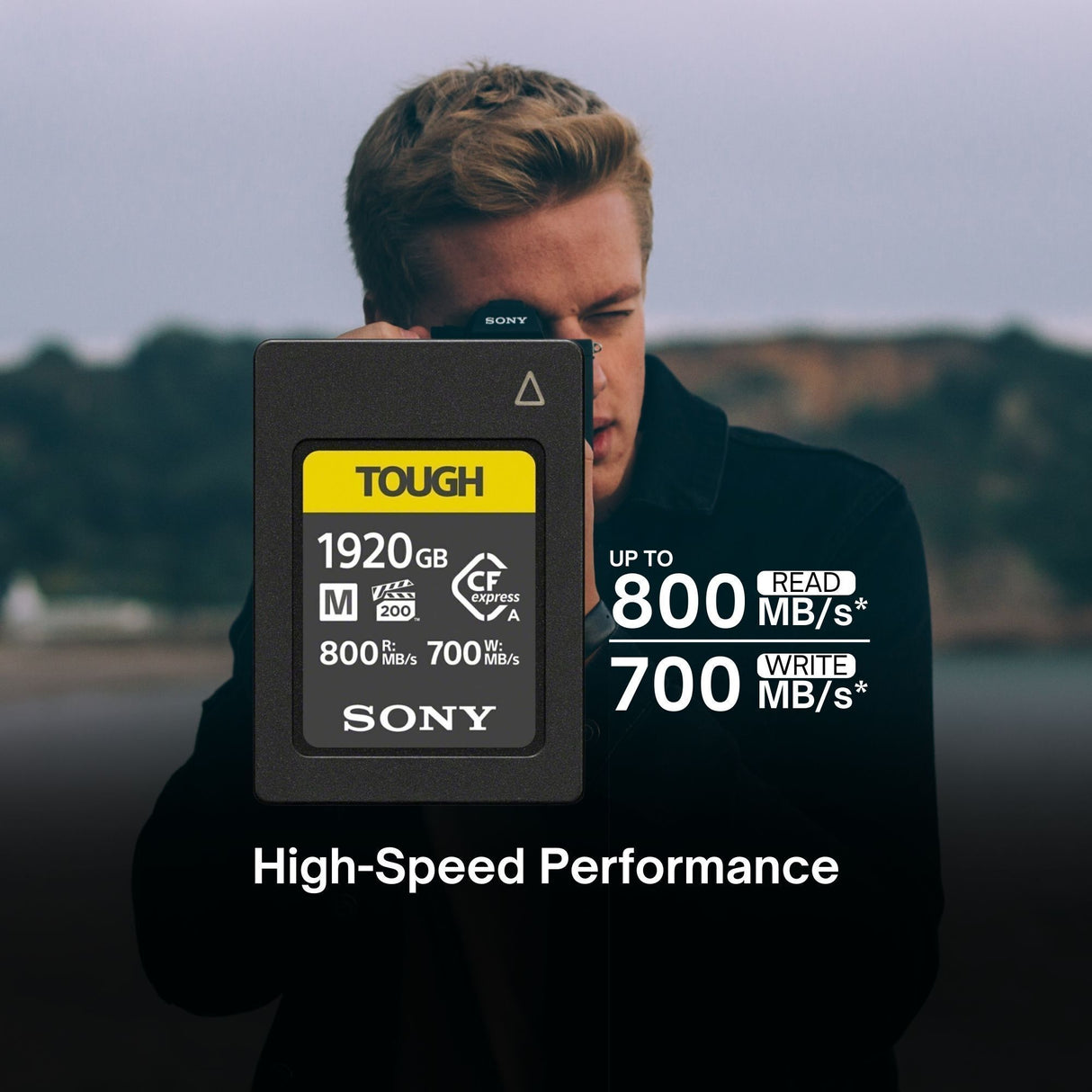 Sony M Series 1920GB CFexpress Type A TOUGH Memory Card with Sony MRWG2 Memory Card Reader