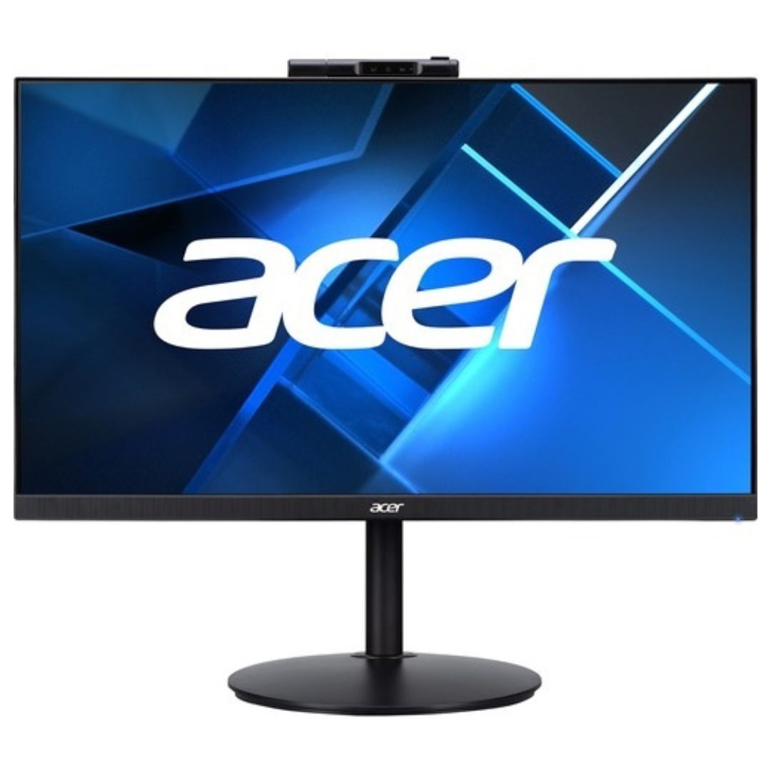 Acer 23.8-inch FHD Display with FHD Webcam, 2W Speakers, HDMI, DP, VGA Ports (Refurbished)