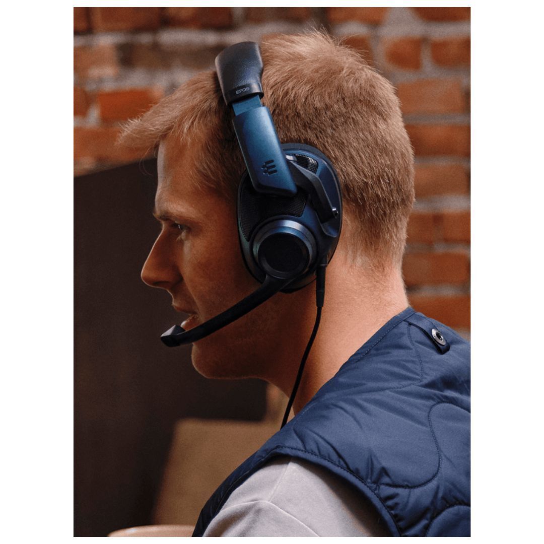 EPOS H6Pro Open Acoustic Gaming Headset with Comfortable and Durable Design (Black)