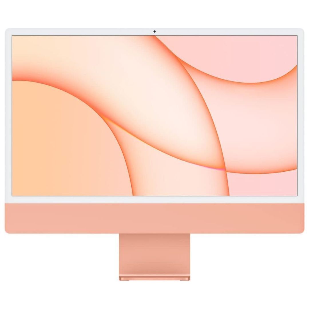 Apple iMac 24-Inch Display with Apple M1 8-Core CPU, 8GB RAM and 256GB SSD (Refurbished, Orange)
