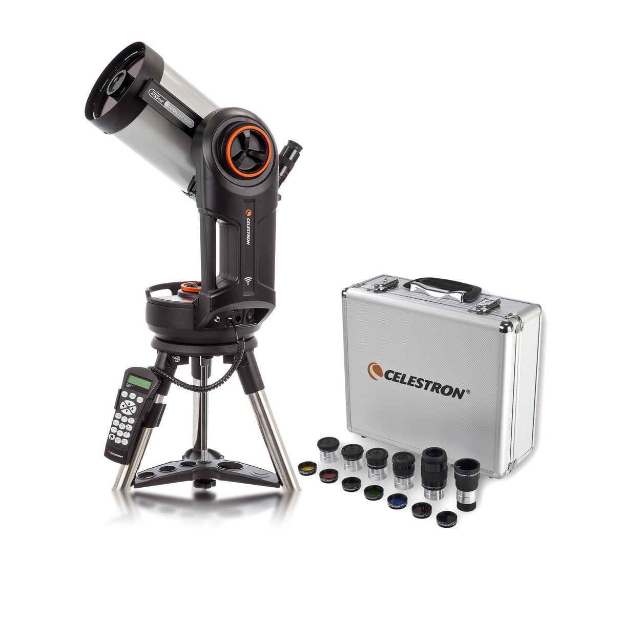 Celestron NexStar Evolution 6-Inch SCT GoTo Telescope with Aluminum Case and 1.25-Inch Eyepieces