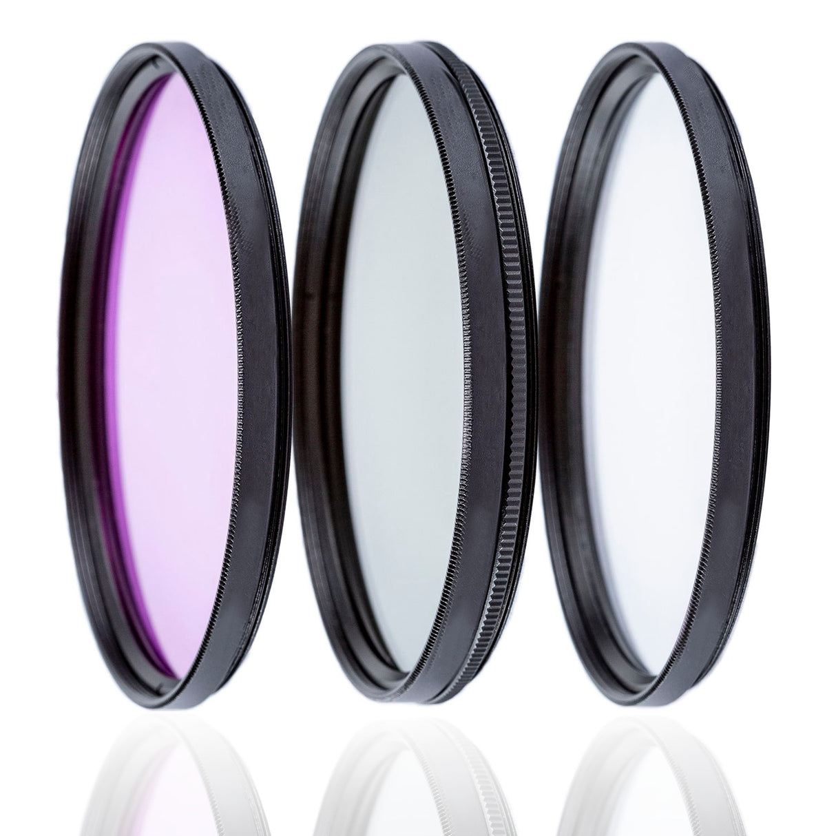 Ultimaxx 58mm Professional 3-Piece Digital Multi-Coated UV, CPL, and FL-D Filter Kit