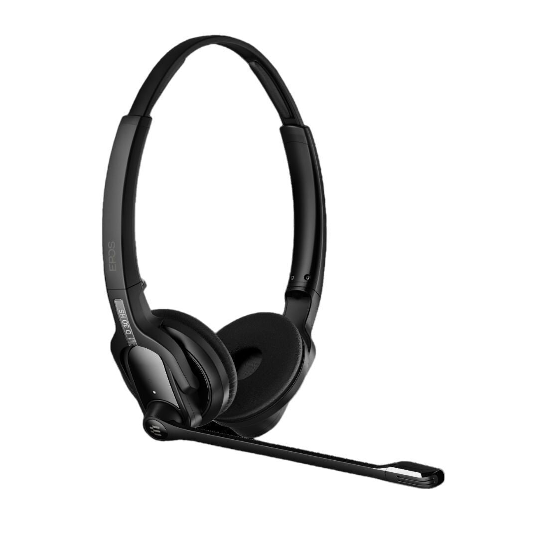 EPOS Impact D 30 USB ML Wireless DECT Dual Ear Headset for a Direct Connection to a PC/Softphone (Black)