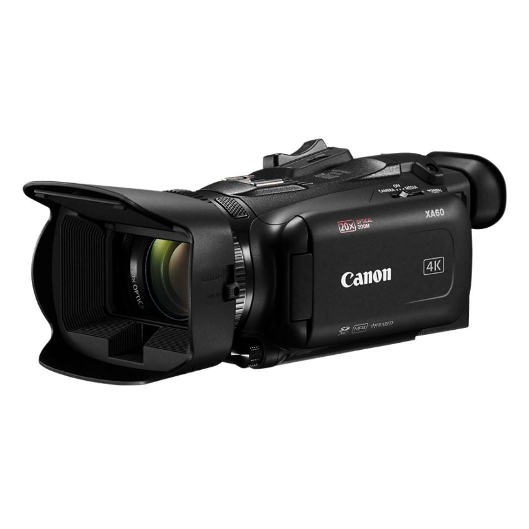 Canon XA60 Professional UHD 4K Camcorder with LCD Touchscreen and 20x Optical Zoom Lens (Black)