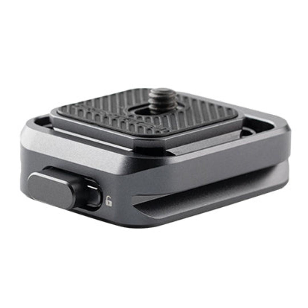 PGYTECH Beetle Camera Clip with Security Lock and Quick-Release Plate (Black)