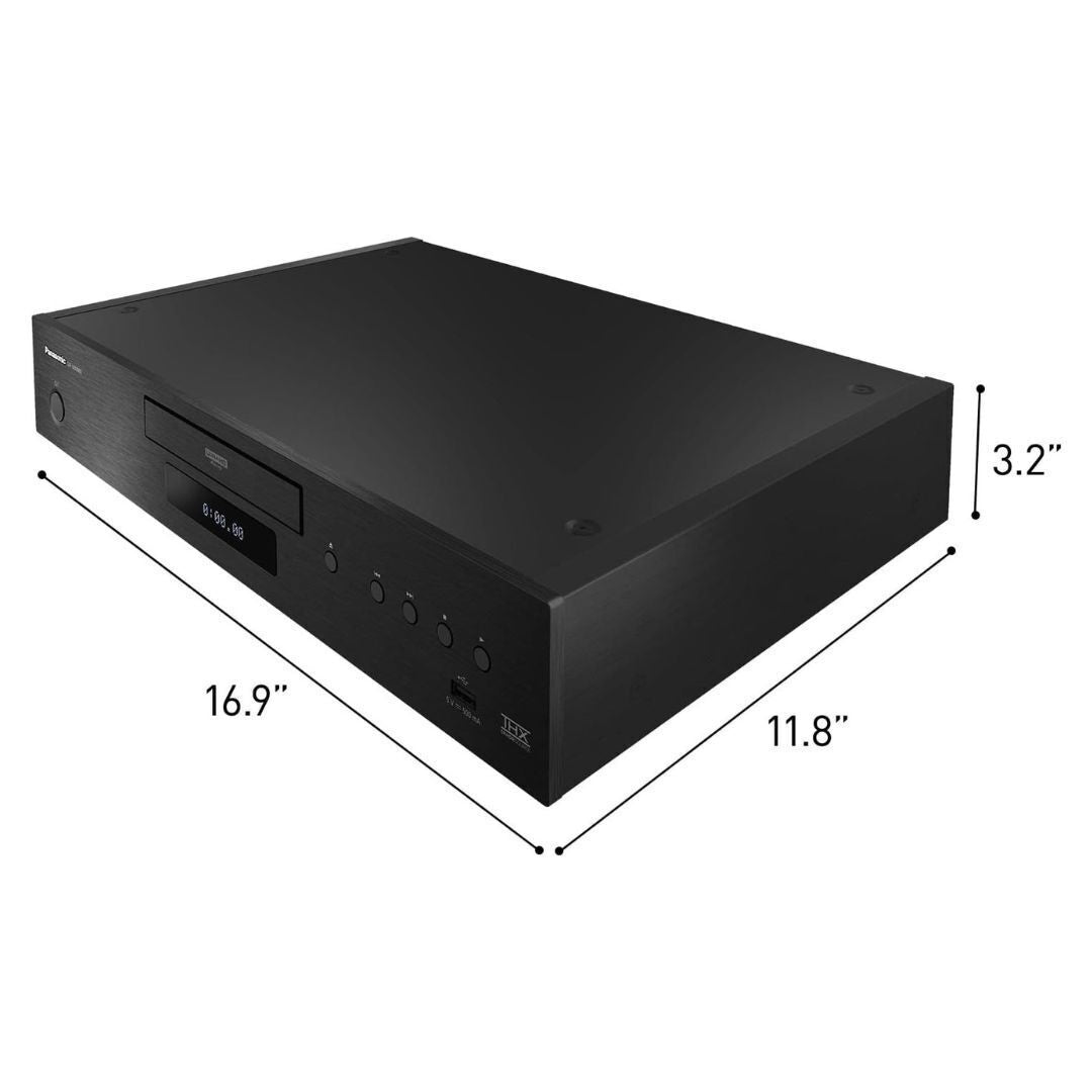 Panasonic DP-UB9000P1K Reference 4K Blu-ray Player with Dolby Vision HD Audio (Black, Refurbished)