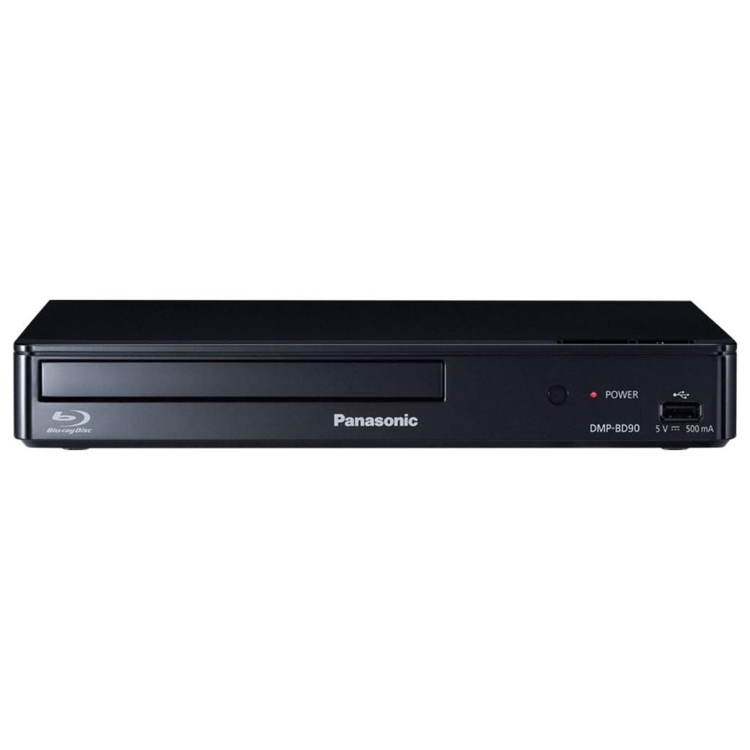 Panasonic DMP-BD90P-K Blu-ray DVD Player with Full HD and Dolby Digital Sound (Black, Refurbished)