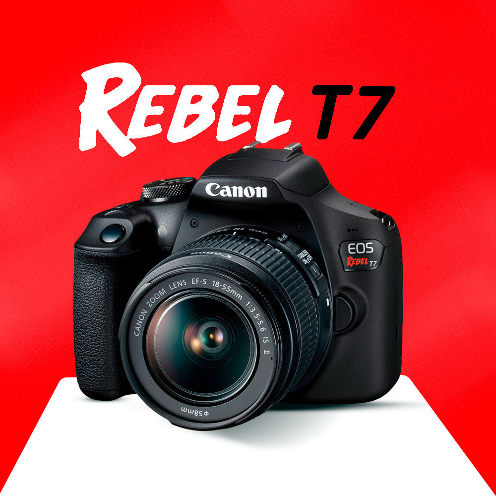 Canon T7 EOS Rebel DSLR Camera with EF-S 18-55mm IS II Lens Deluxe Bundle
