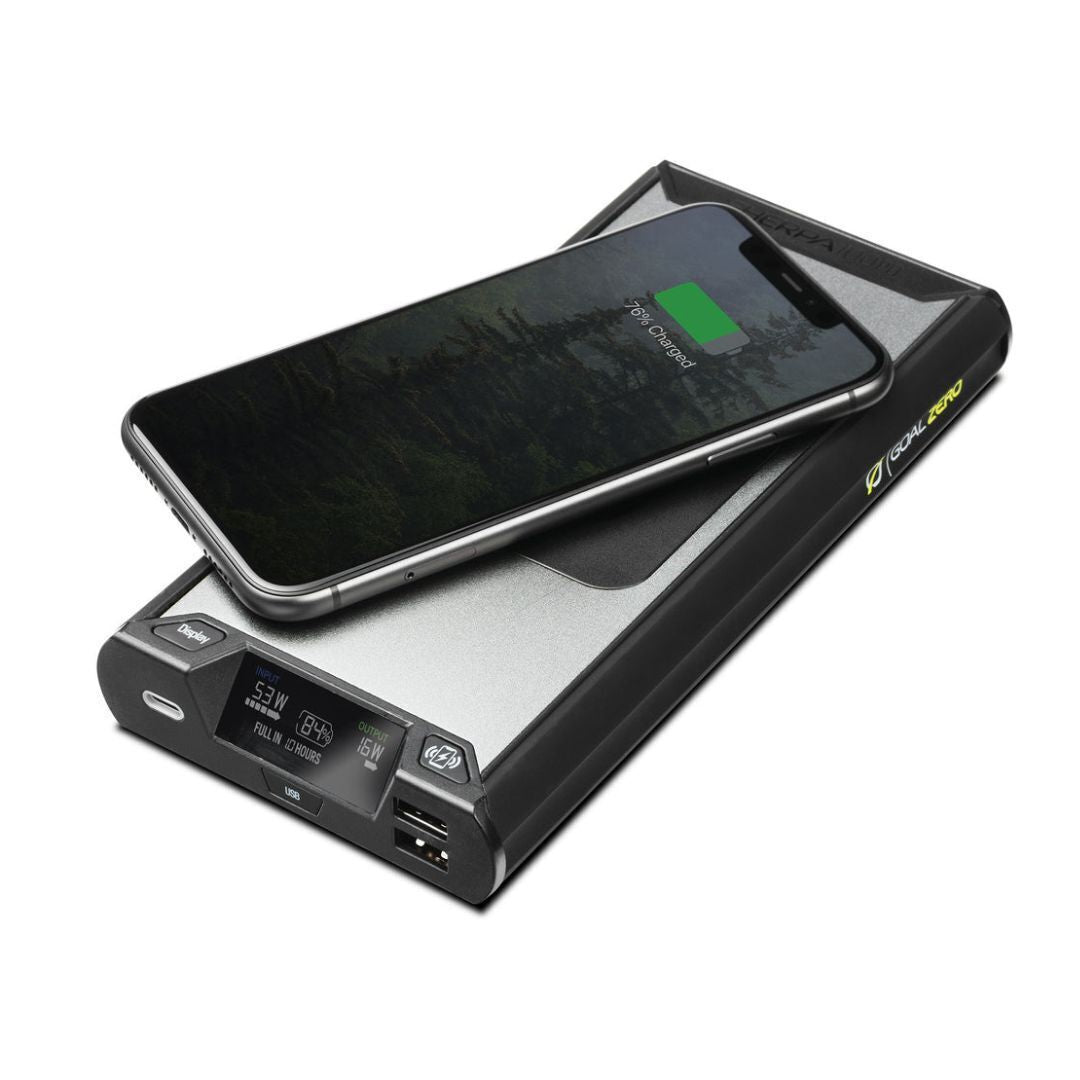 Goal Zero Sherpa 100PD 4th Generation Power Bank with 60-Percent Faster USB-C Charging (Black)