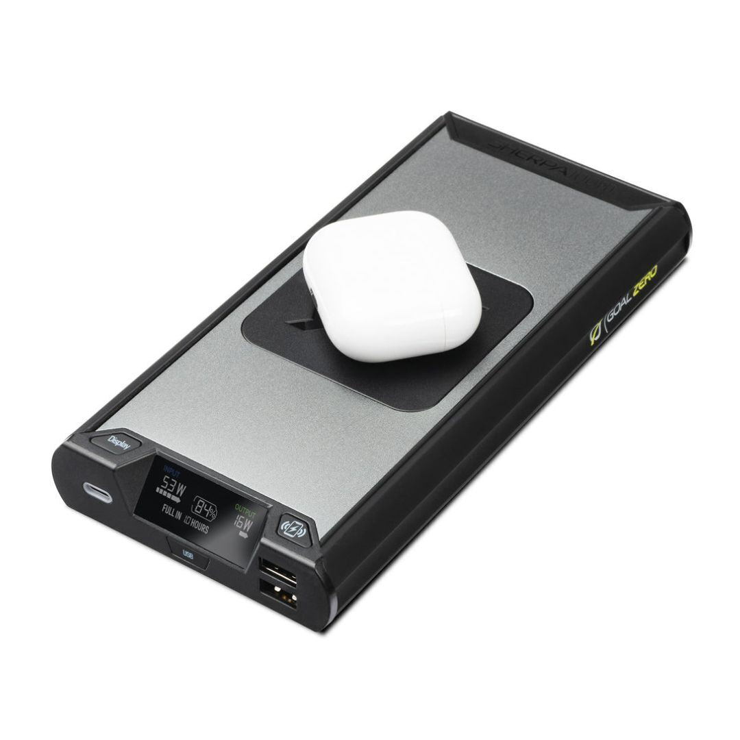 Goal Zero Sherpa 100PD 4th Generation Power Bank with 60-Percent Faster USB-C Charging (Black)