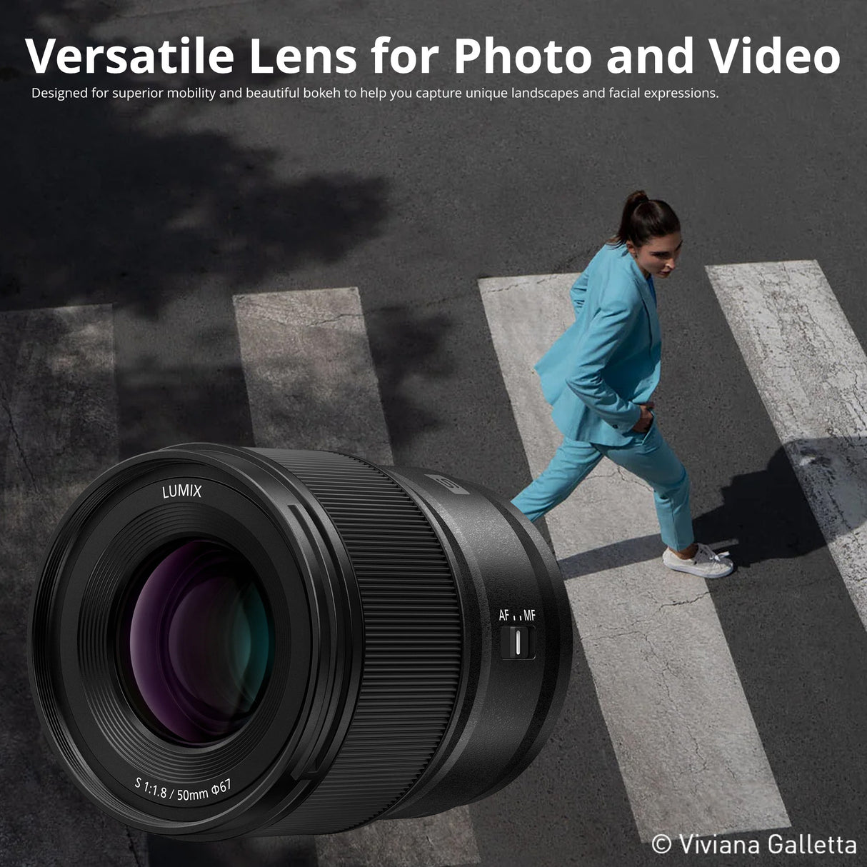 Panasonic LUMIX S5 4K Mirrorless Full-Frame L-Mount Camera with S 50mm f/1.8 Lens and Gimbal