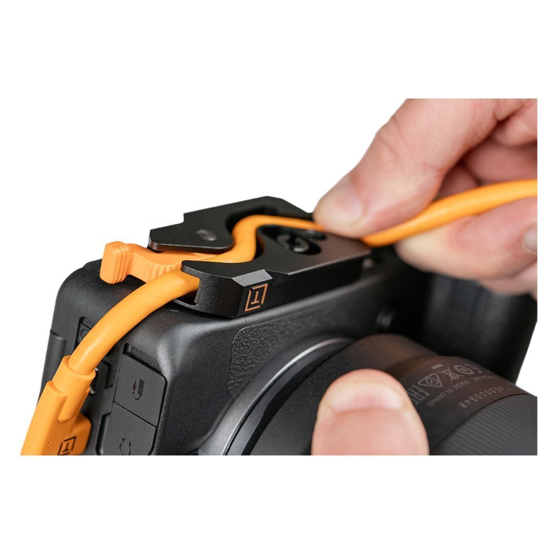 Tether Tools TetherGuard Lever Lock Plate with 5-Point Protection (Black)