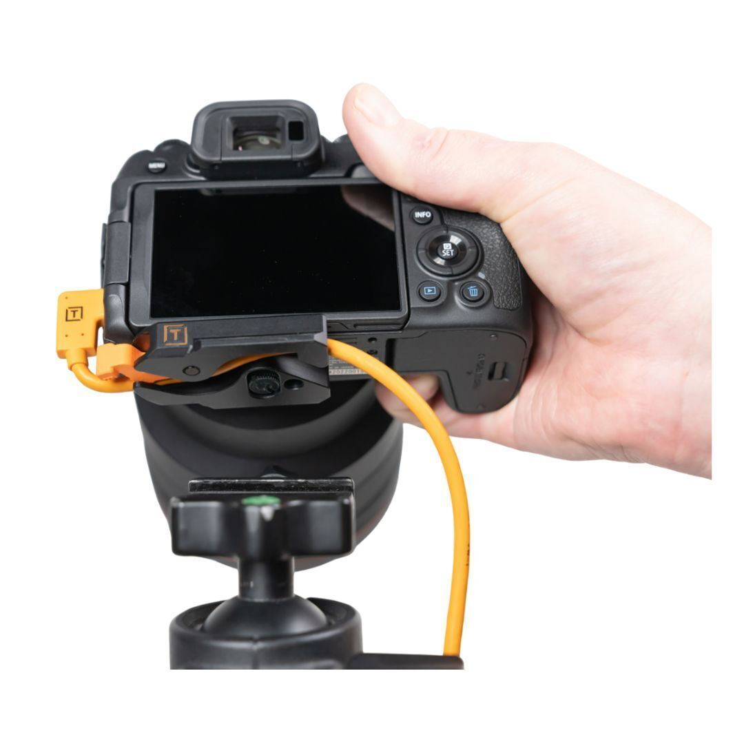 Tether Tools TetherGuard Lever Lock Plate with 5-Point Protection (Black)