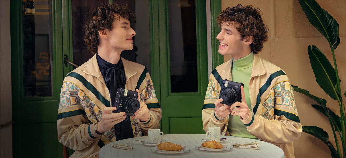 Fujifilm INSTAX MINI 99 Premium Analog Instant Camera with 20 Exposures Films, and Accessories