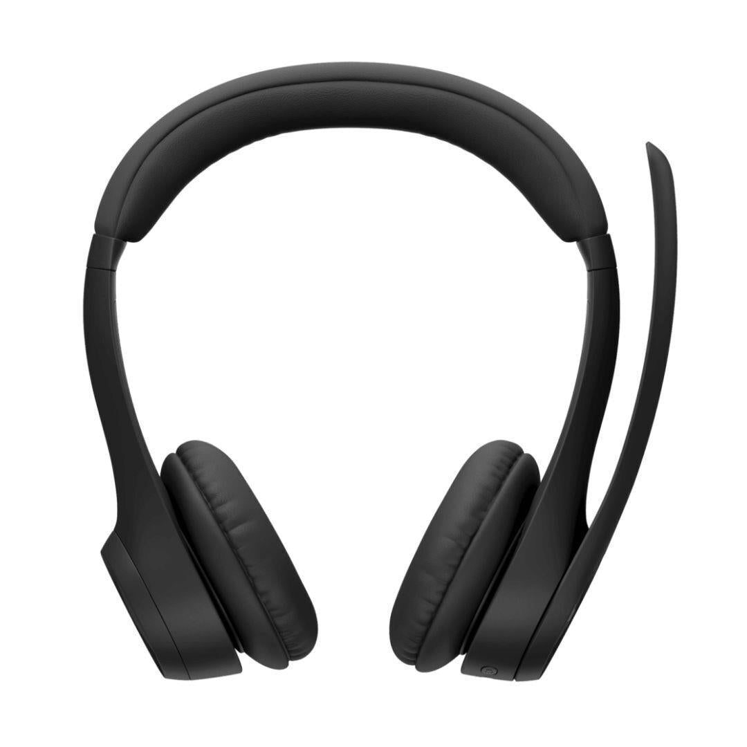 Logitech Zone 300 Wireless Headset with Dual Noise-Canceling Mics and Long-Lasting Battery (Black)