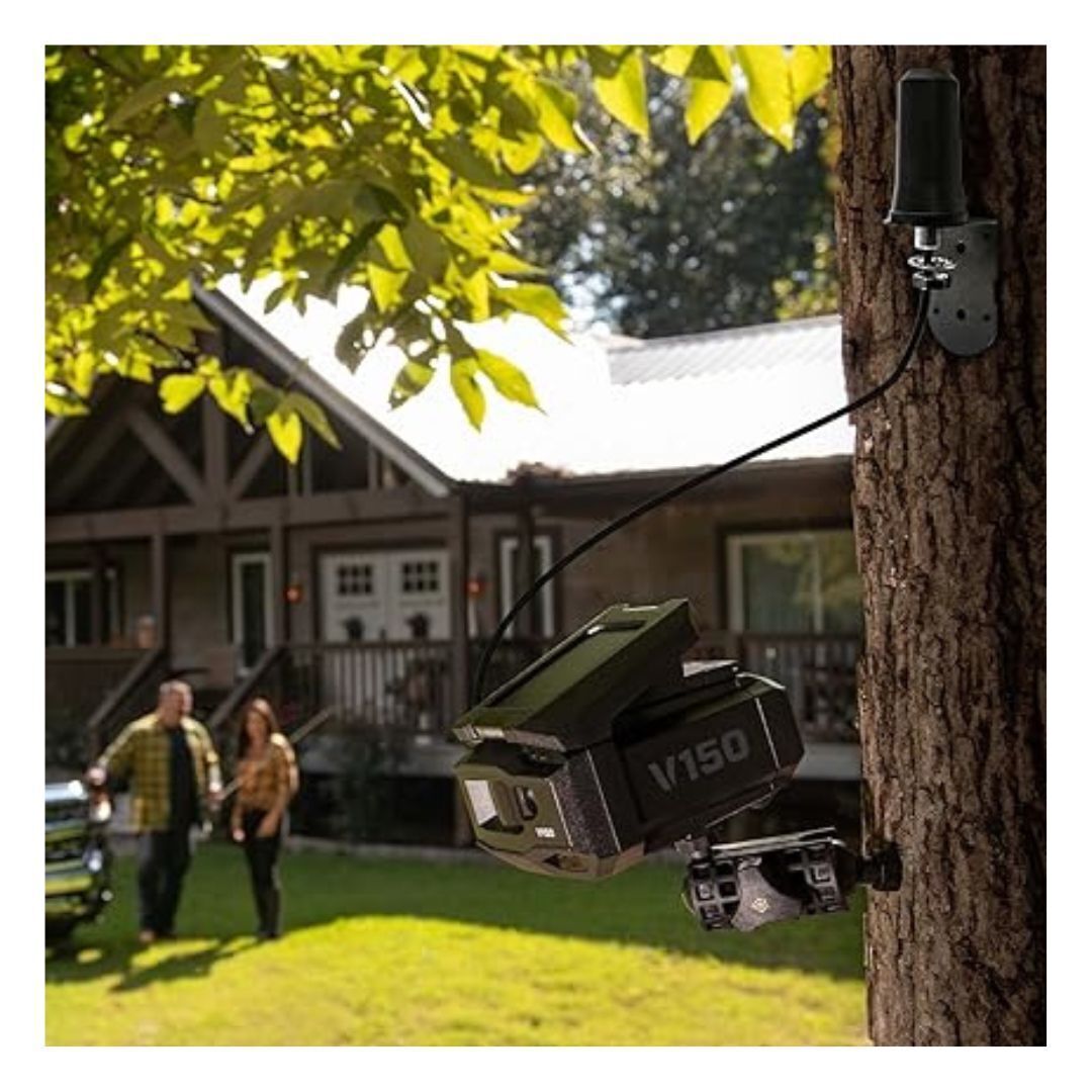 Vosker Long Range Cellular Antenna for Outdoor Surveillance Cameras with 15-Feet Cable (Black)