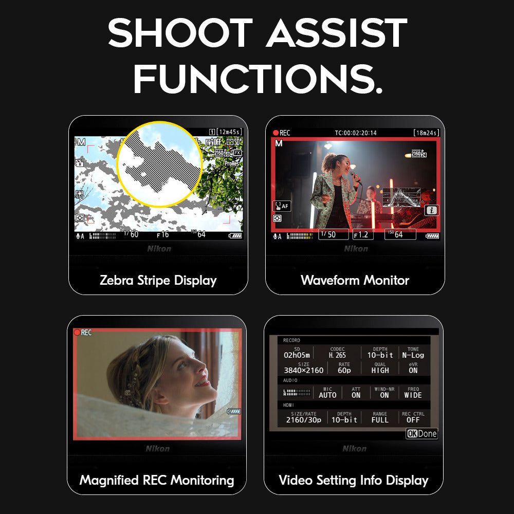 Nikon Zf Mirrorless Camera (Black) with NIKKOR Z 24-200mm, Camera Bag, 128GB Memory Card Bundle