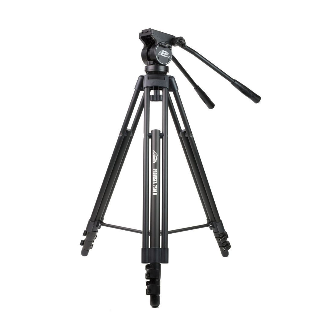 Davis and Sanford Provista 7518B Tripod with V18 Fluid Head and Foldable Legs (Black)
