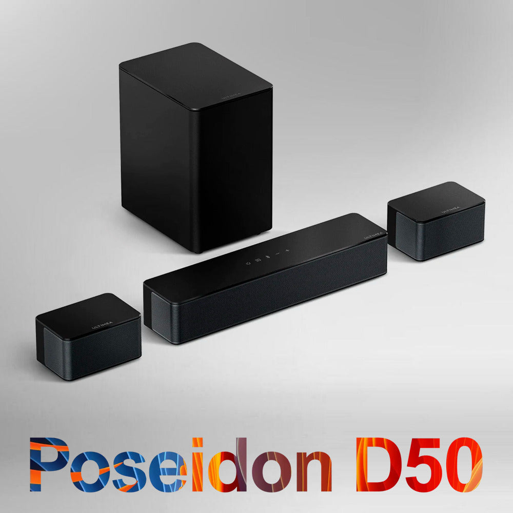Ultimea Poseidon D50 5.1 Soundbar with (2-pack) 6 Ft. HDMI Cables bundle