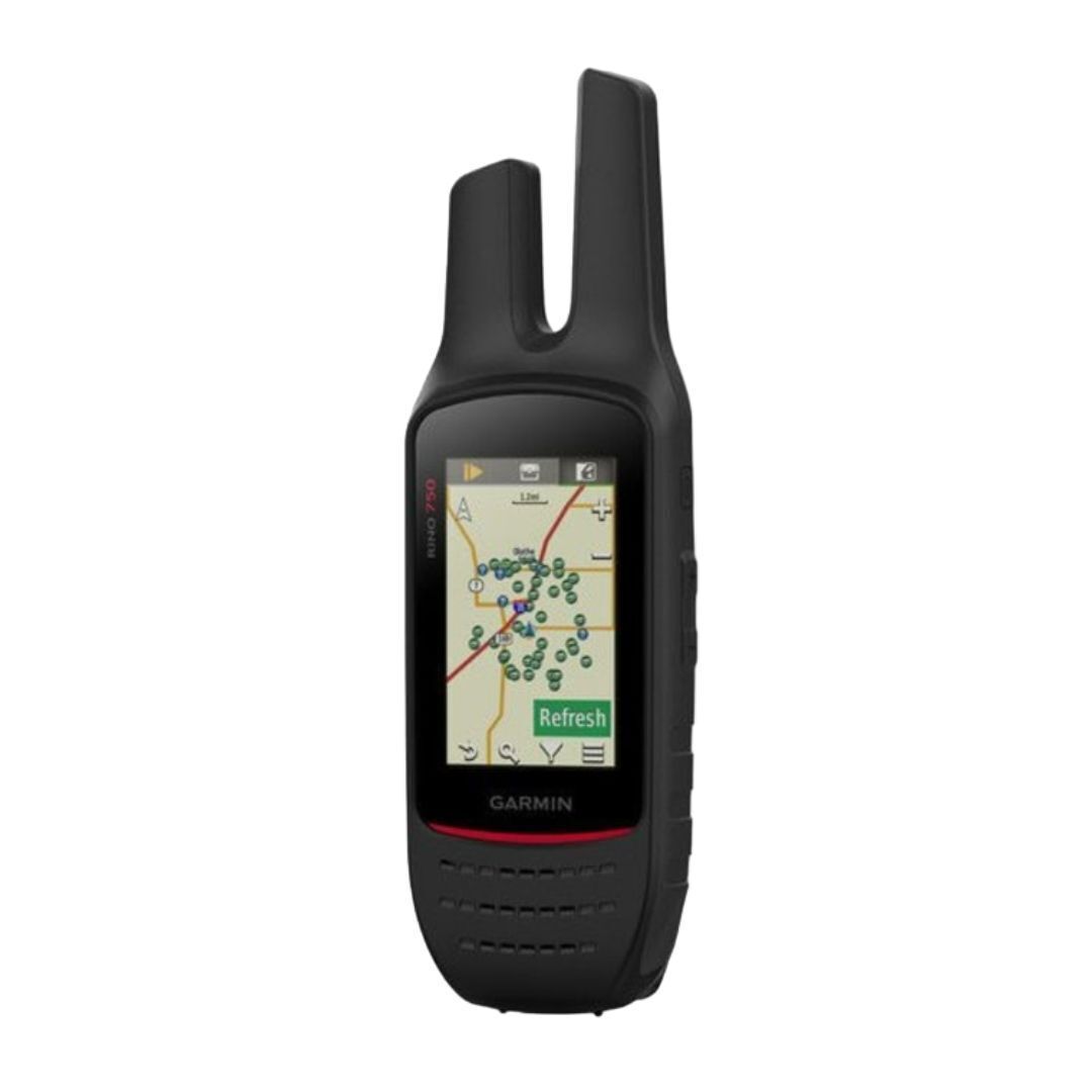 Garmin Rino 750 Rugged Handheld 2-Way Radio and GPS Navigator (Black)