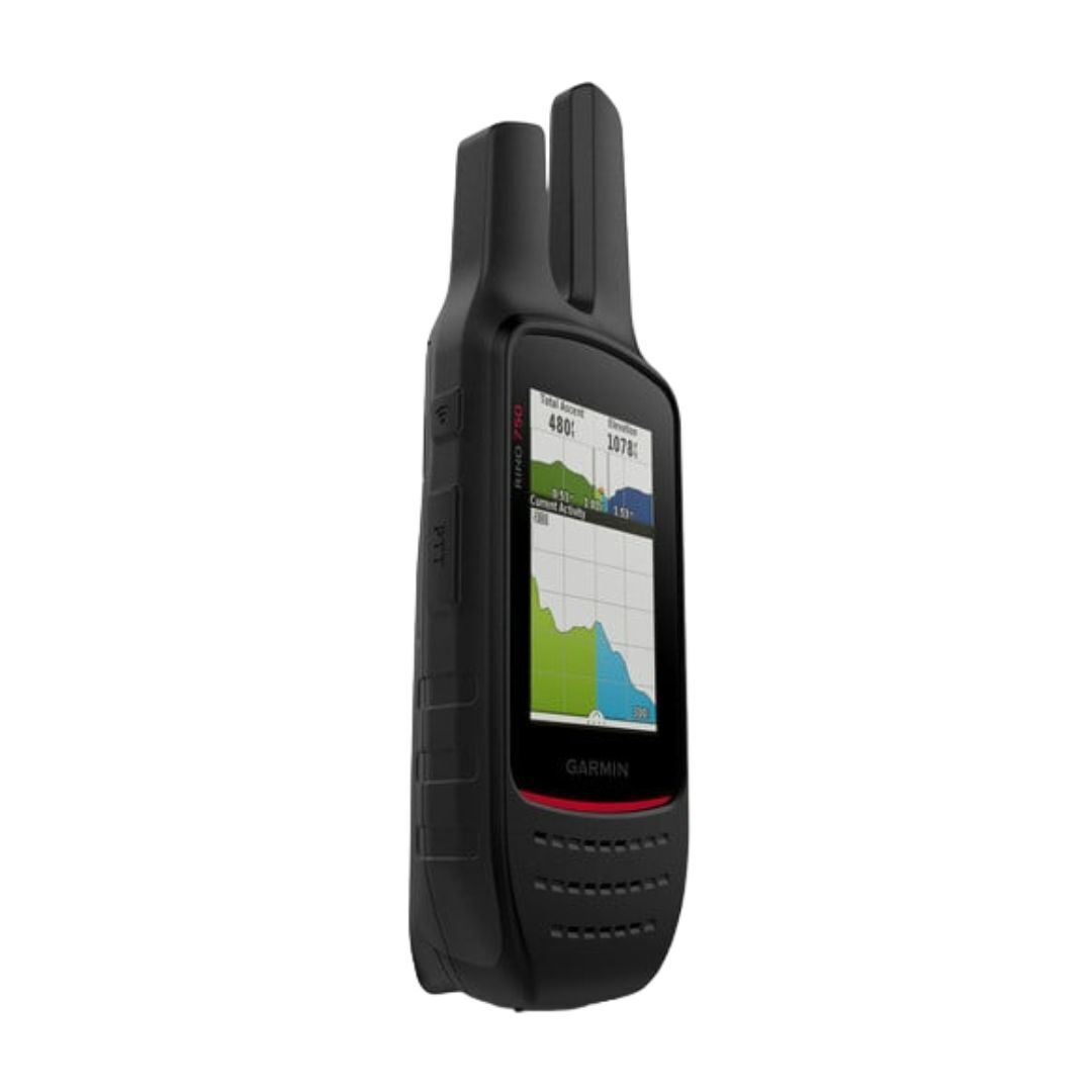 Garmin Rino 750 Rugged Handheld 2-Way Radio and GPS Navigator (Black)