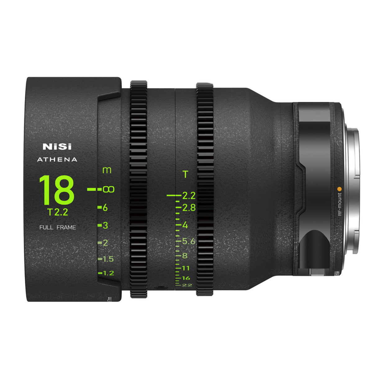 NiSi 18mm Athena Prime Full Frame Cinema Lens T2.2 (RF Mount)