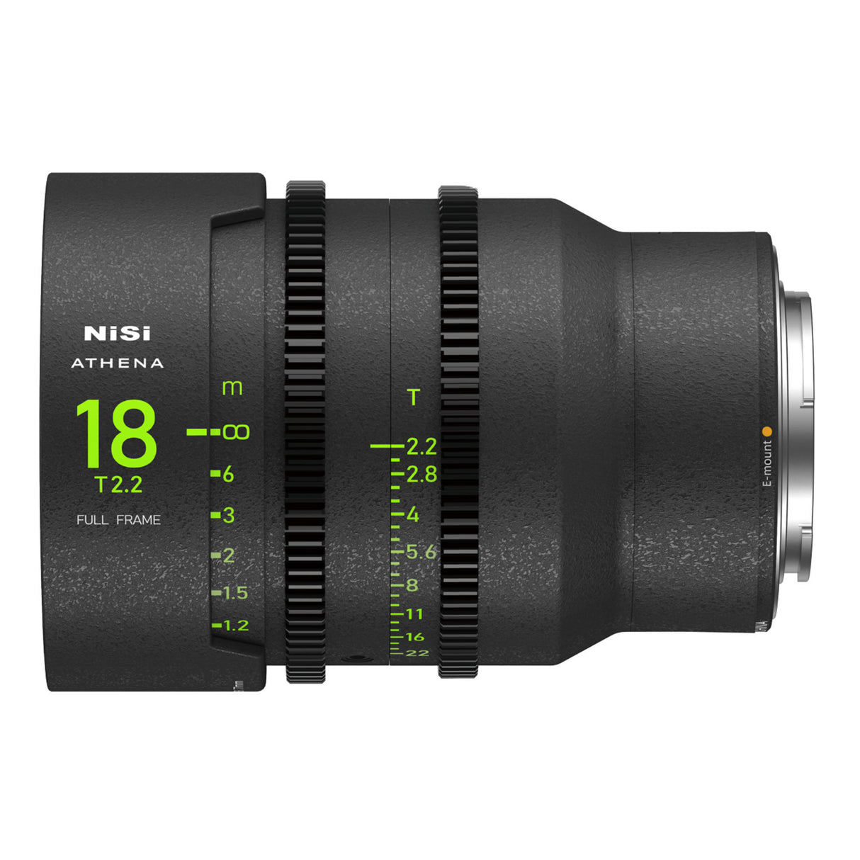 NiSi 18mm ATHENA PRIME Full Frame Cinema Lens T2.2 (E Mount | No Drop In Filter)