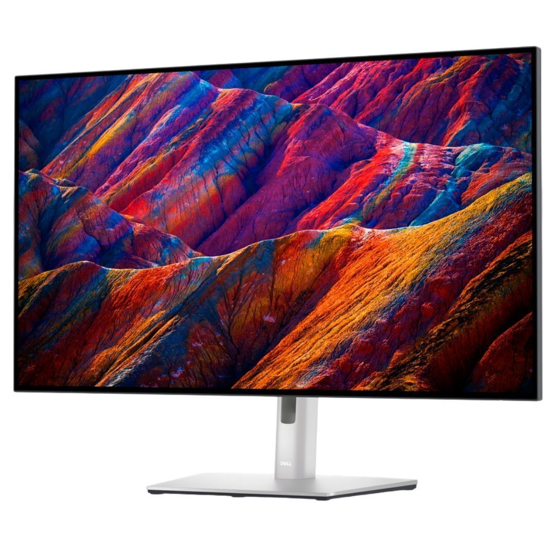 Dell UltraSharp U3223QE 31.5 Inch 14K UHD Black and Silver LCD Monitor