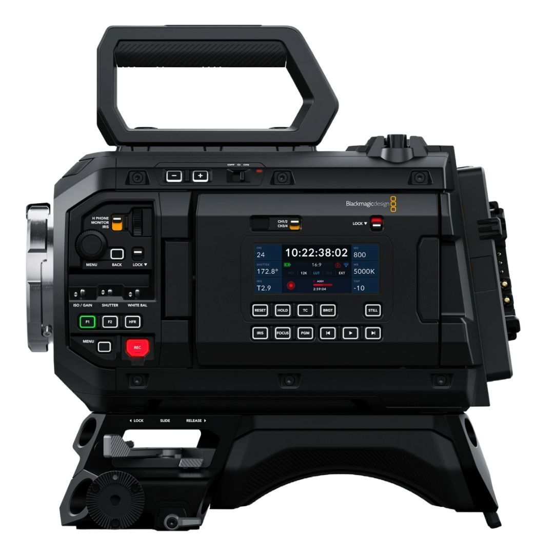 Blackmagic Design URSA Cine 12K Camera with 16-Stop Dynamic Range and Built-In ND Filters (PL Mount)